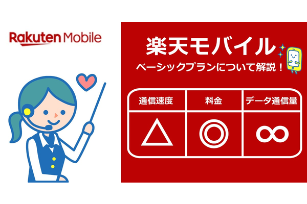 楽天モバイルのベーシックプランはスマホをほぼ使わない人専用プラン!